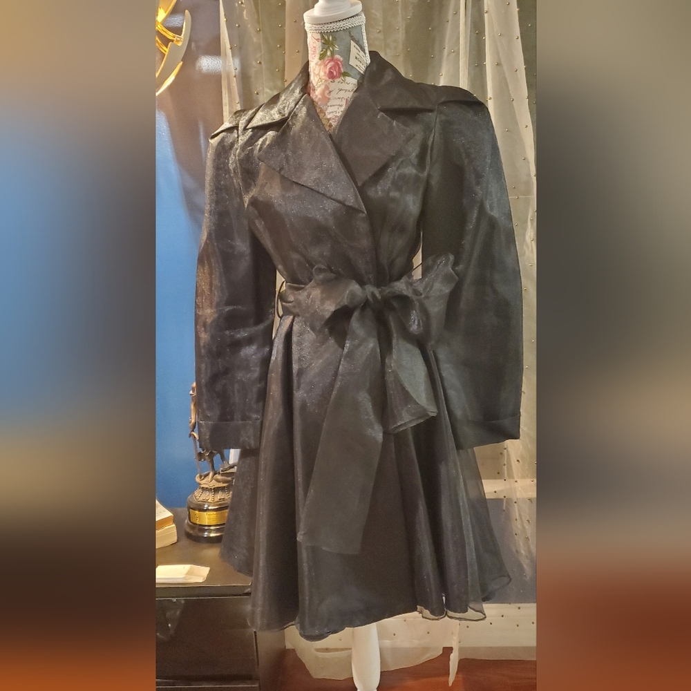 Black Chiffon Dress, Vintage DeLaru by Joseph Lara